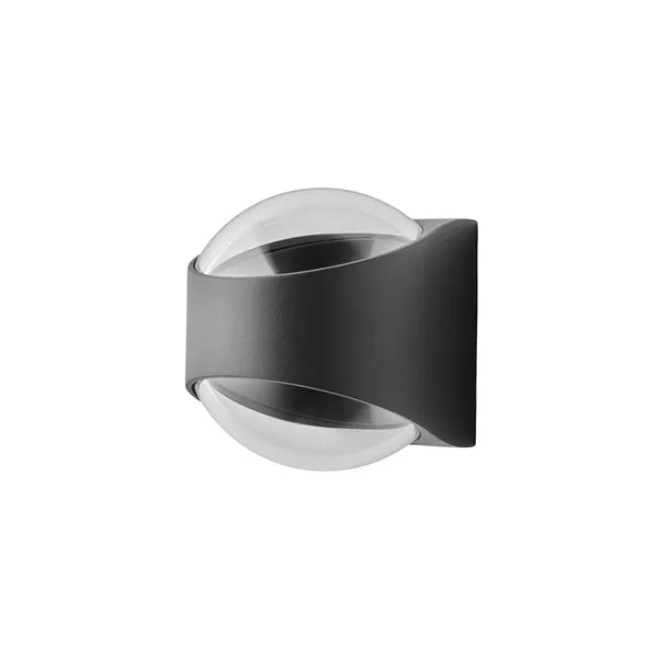 Saga Outdoor Wall Lamp Black