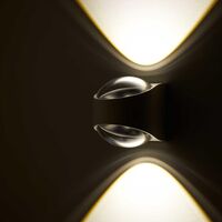 Saga Outdoor Wall Lamp Black