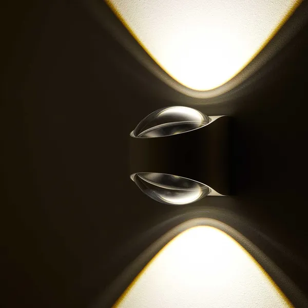 Saga Outdoor Wall Lamp Black