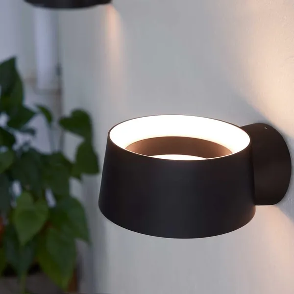 Cookie Wall Lamp Black