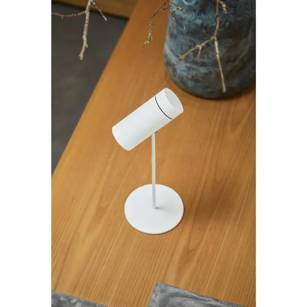 Hvit Bordlampe Base
