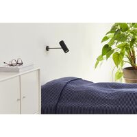 Sia Væg/Loftlampe Base Sort