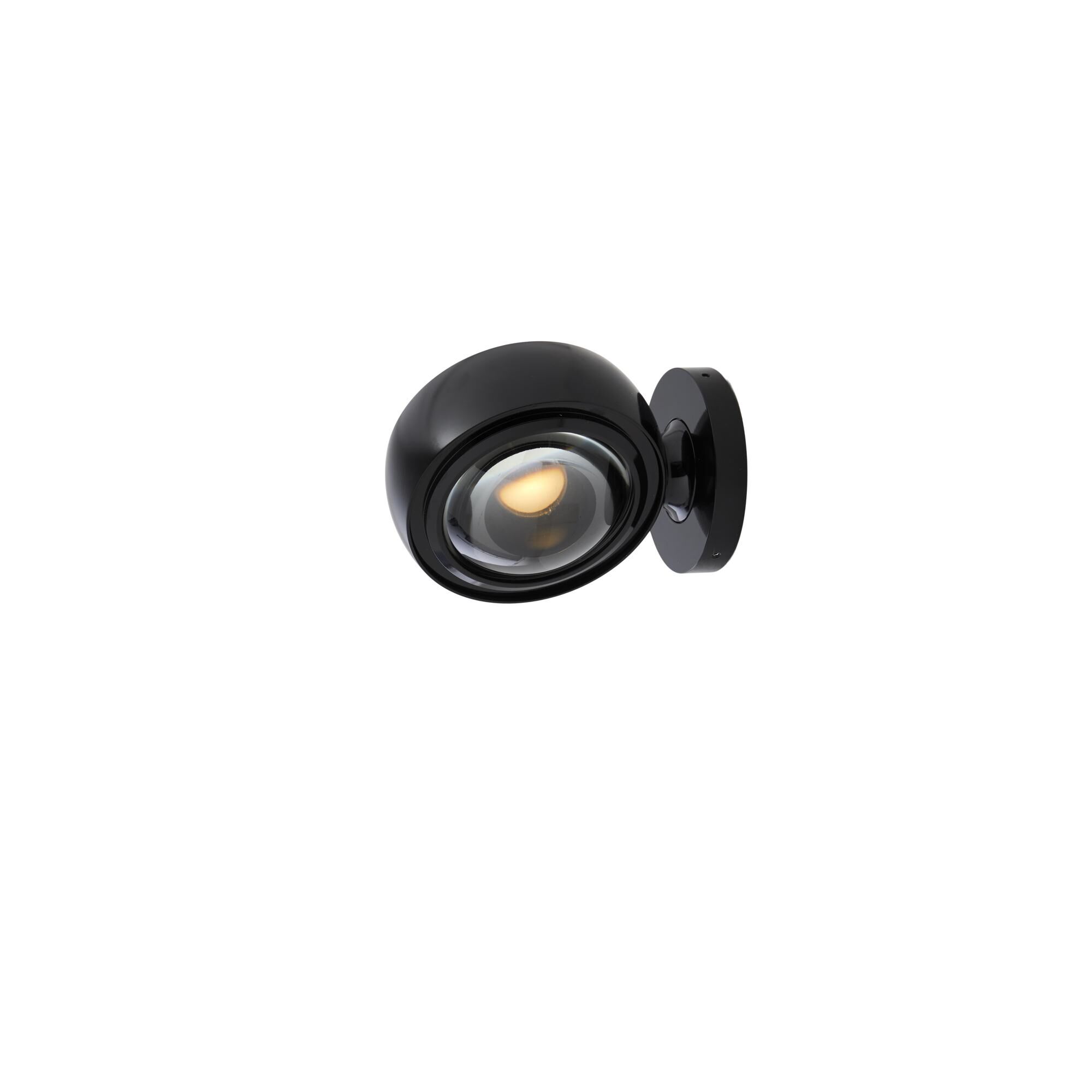 Optic V&auml;gglampa Blank Svart