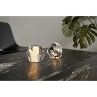 Ice Ball Lampe Portable Transparente/Chrome