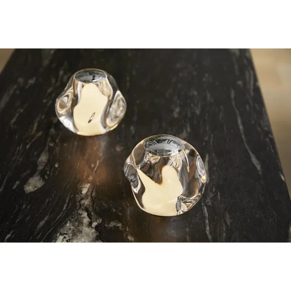 Ice Ball Lampe Portable Transparente/Chrome