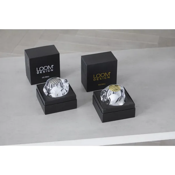 Ice Ball Lampe Portable Transparente/Chrome