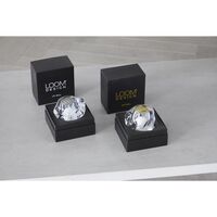 Ice Ball Lampe Portable Transparente/Chrome