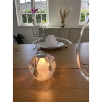 Ice Ball Tragbare Lampe Transparent/Gold