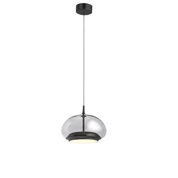 Avalon Pendant Smoked/Black Chrome