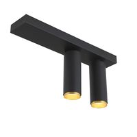 X-Beam Double Spot Sort/Guld