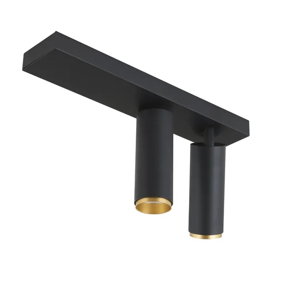 X-Beam Double Spot Sort/Guld