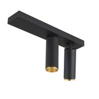 X-Beam Double Spot Sort/Guld