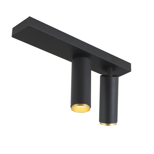 X-Beam Double Spot Sort/Guld