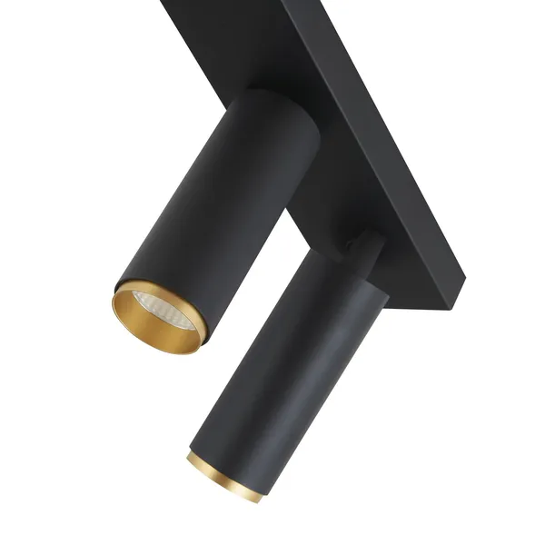 X-Beam Double Spot Sort/Guld