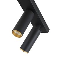 X-Beam Double Spot Sort/Guld