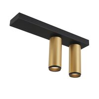 X-Beam Doppio Faretto Oro/Nero