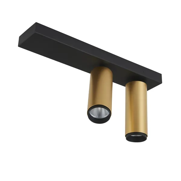 X-Beam Doppio Faretto Oro/Nero