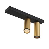 X-Beam Doppio Faretto Oro/Nero