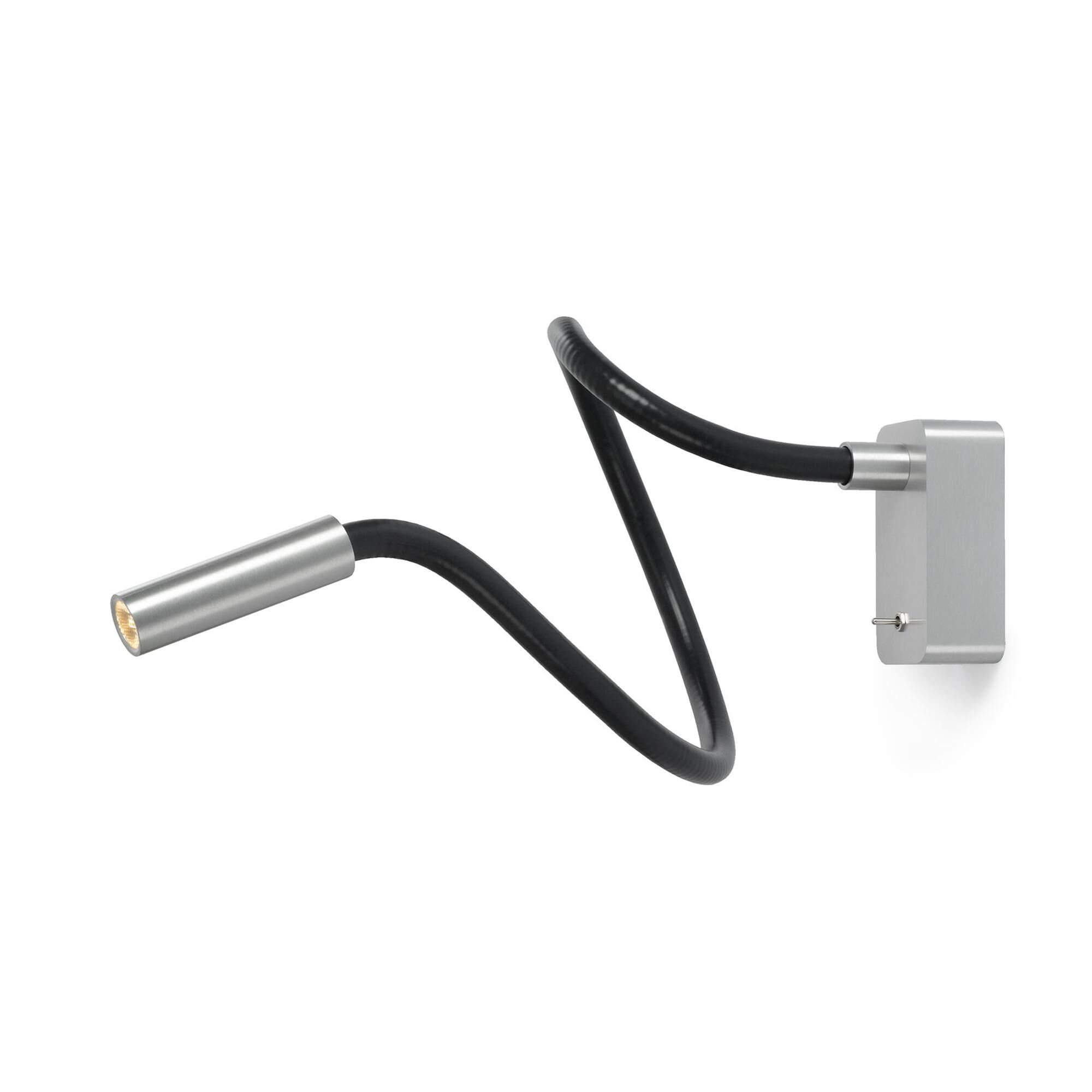 Trizo 21 SCAR-LED 1FDS Væglampe Aluminum & Sort Med 25 Graders Lysspredelse