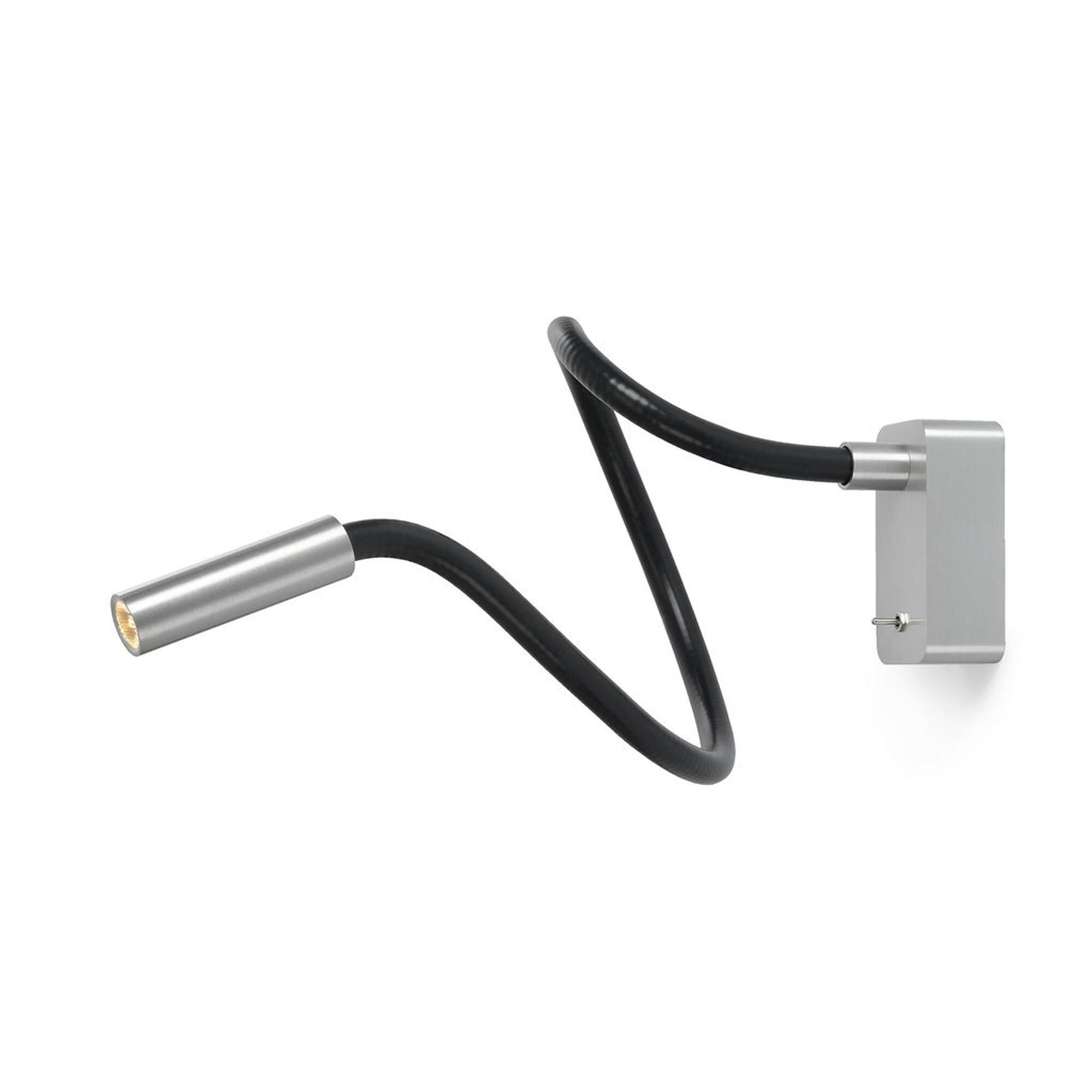 Trizo 21 Scar-Led 1FDS Væglampe 75 cm Aluminium/Sort