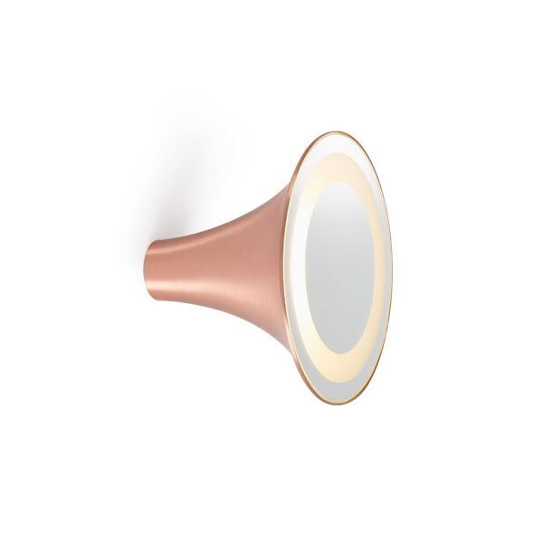 Trizo 21 Sirens V&auml;gglampa Koppar + Vitfrostat Glas + Spegel Liten