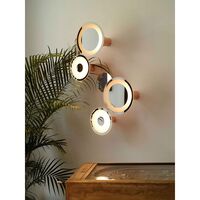 Trizo 21 Sirenes Wandlamp Wit + Mat Glas