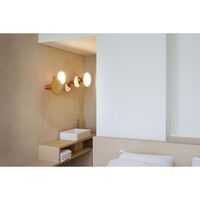 Trizo 21 Sirens Væglampe Sort + Matteret Glas