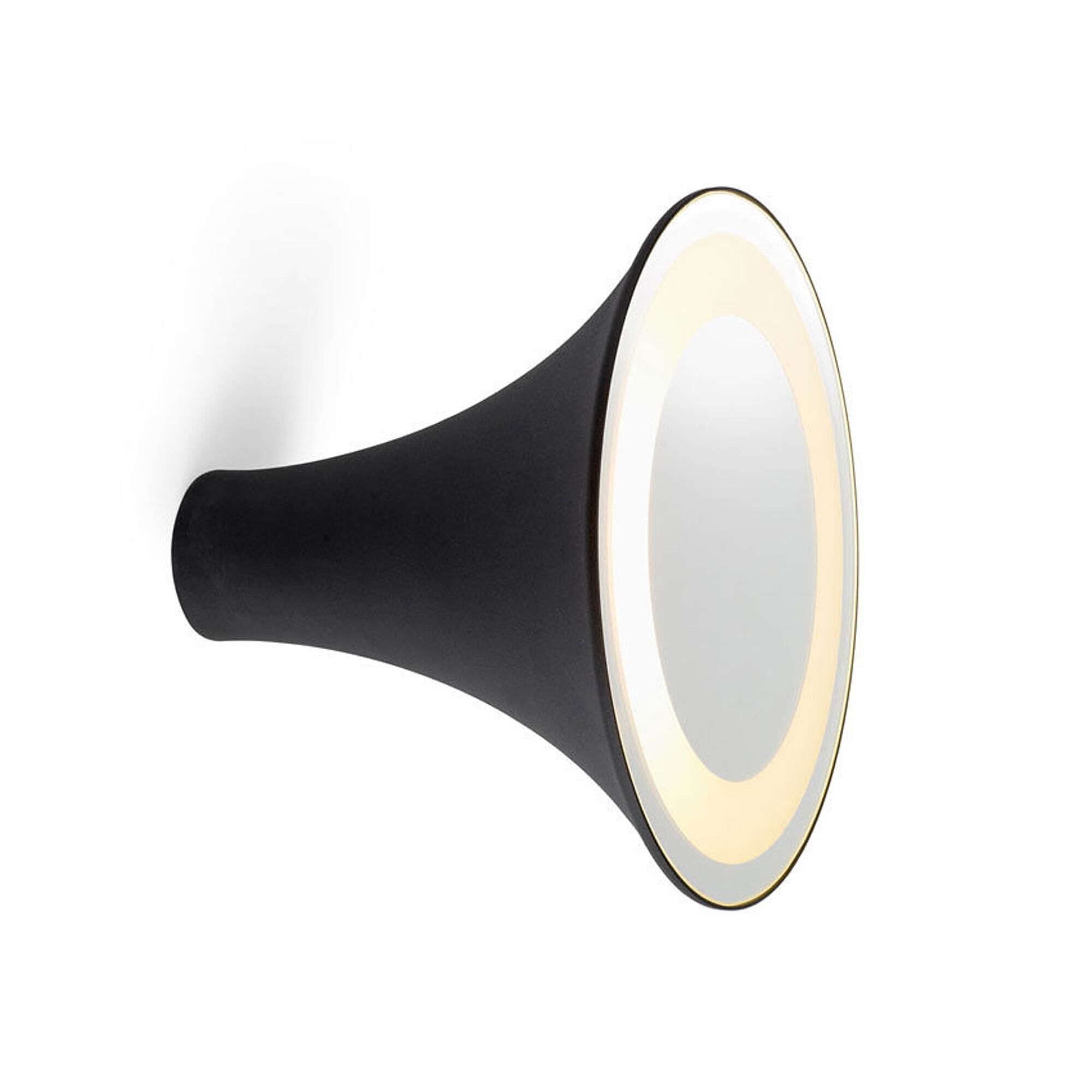 Trizo 21 Sirens V&auml;gglampa Svart + Vitfrostat + Spegel