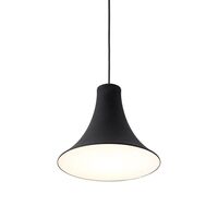Sort + Matteret glas