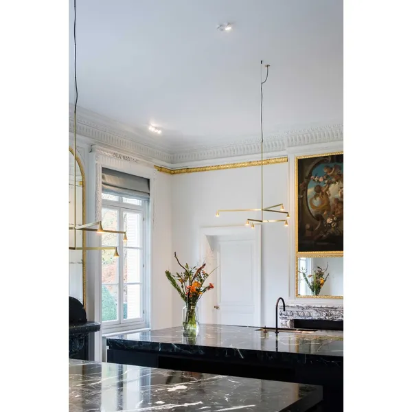 Trizo 21 Austere Chandelier X 50 Messing