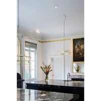 Trizo 21 Austere Chandelier Y 50 Messing
