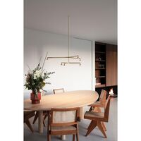 Trizo 21 Austere Chandelier Y 50 Messing