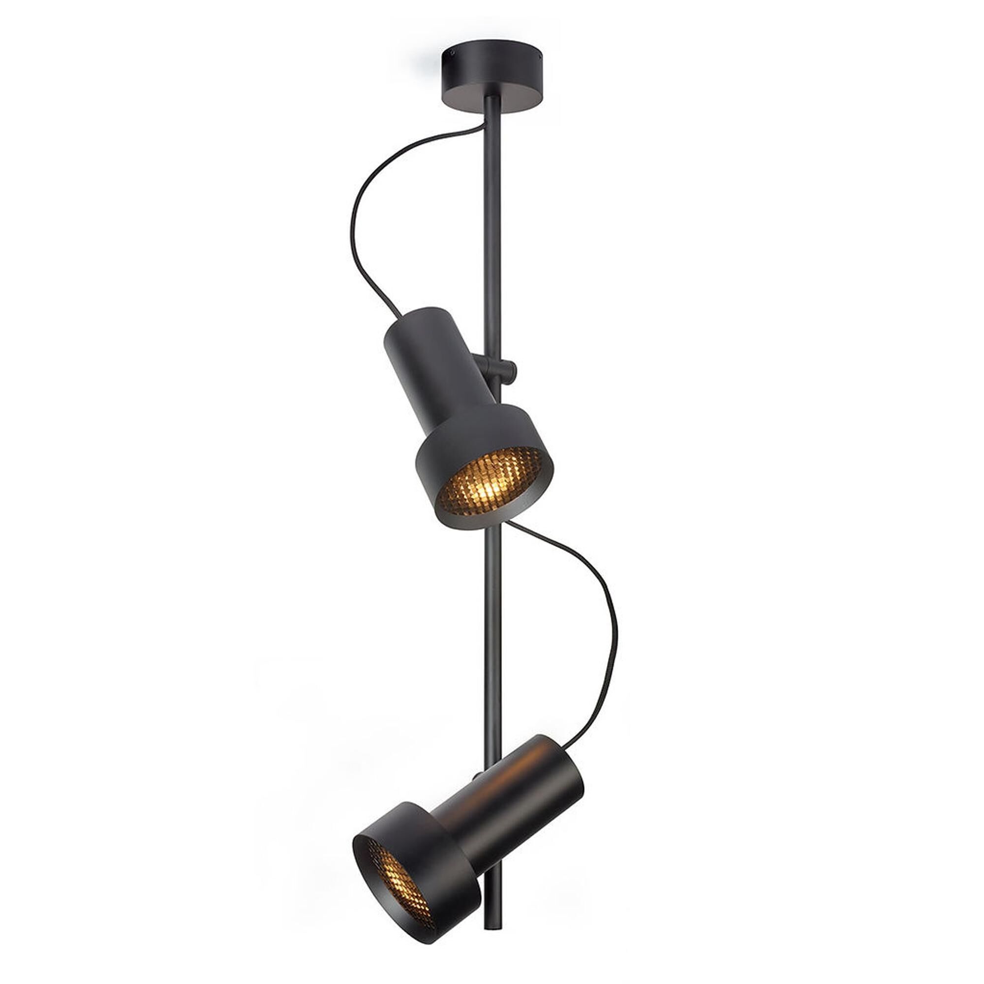 Trizo 21 2Thirty-CV2 Honeycomb Taklampa Svart/ Svart Ring