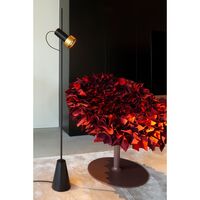Trizo 21 2Thirty-Floor 1 Honeycomb Gulvlampe Sort/Bronze Ring