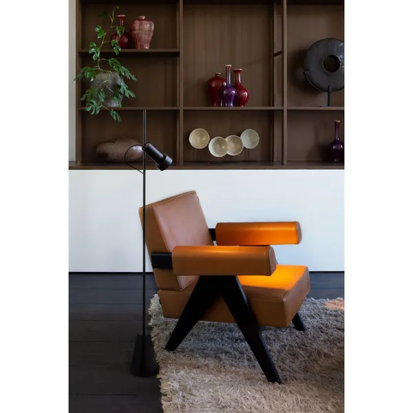 Trizo 21 2Thirty-Floor 1 Honeycomb Gulvlampe Sort/Bronze Ring