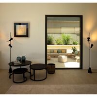 Trizo 21 2Thirty Floor 2 Gulvlampe Dæmpbar Sort/ Bronze Ring