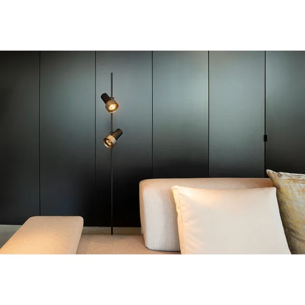 Trizo 21 2Thirty Floor 2 Gulvlampe Dæmpbar Sort/ Bronze Ring