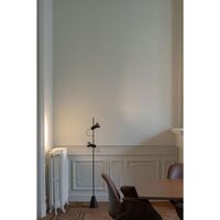 Trizo 21 2Thirty Floor 2 Gulvlampe Dæmpbar Sort/ Guld Ring