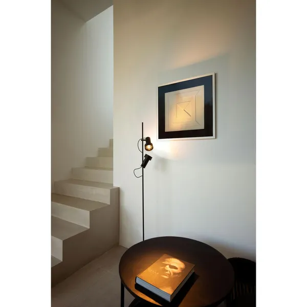 Trizo 21 2Thirty Floor 2 Gulvlampe Dæmpbar Sort/ Guld Ring