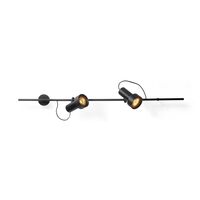 Trizo 21 2Thirty-WH2 Honeycomb Væglampe Sort/Sort Ring