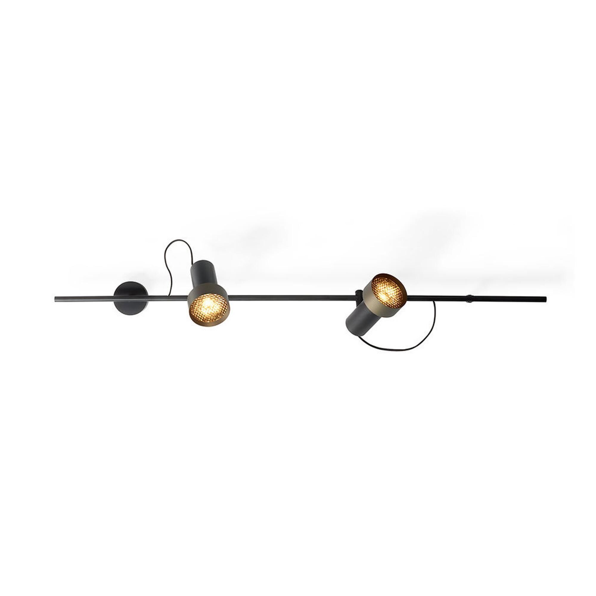 Trizo 21 2Thirty-WH2 Honeycomb V&auml;gglampa Svart/ Brons Ring