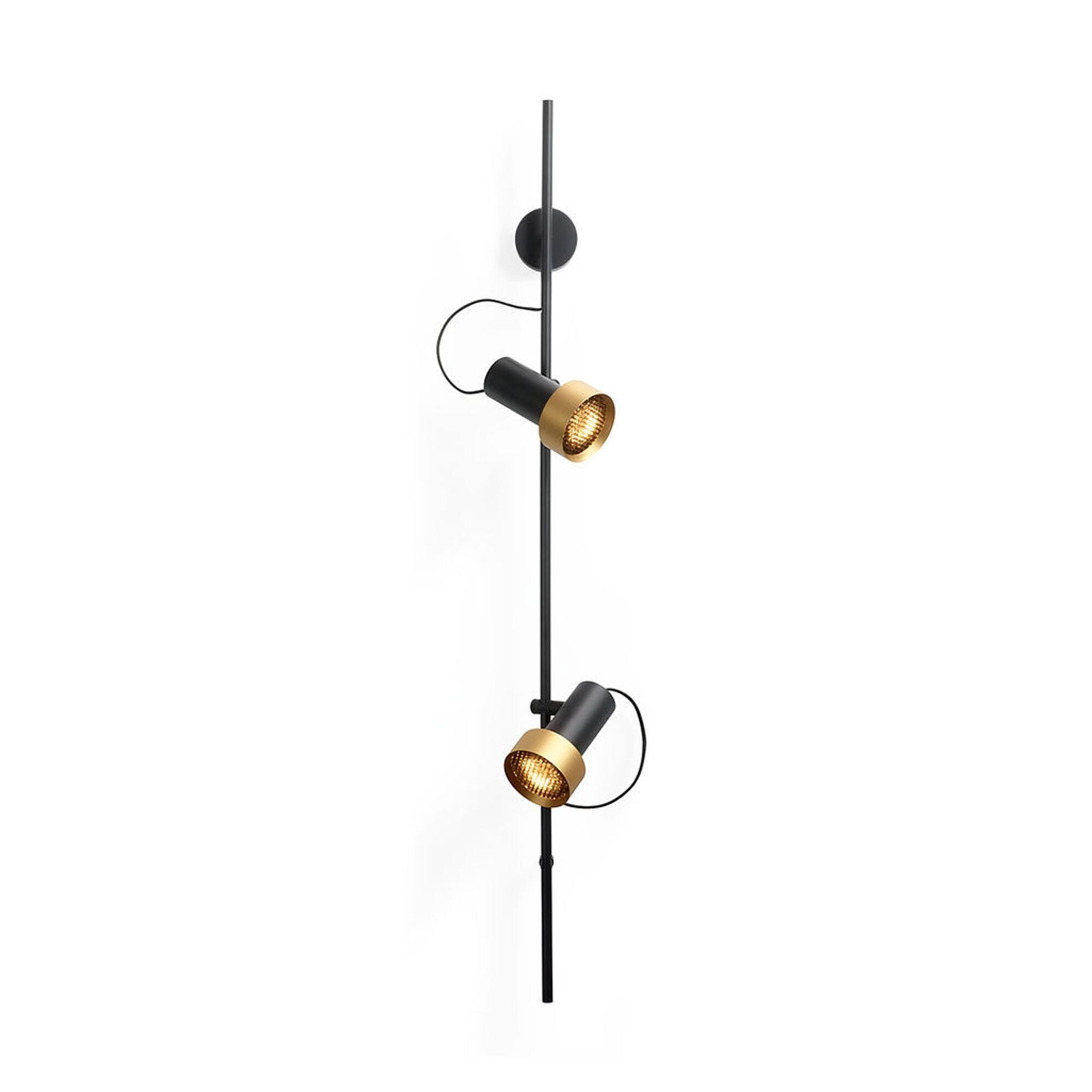 Trizo 21 2Thirty-WV2 Honeycomb V&auml;gglampa Svart/ Guld Ring