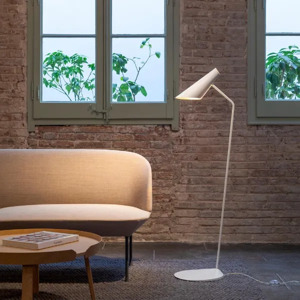 I.Cono Vloerlamp Glanzend Wit