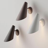 I.Cono Wandleuchte Glänzend Weiß