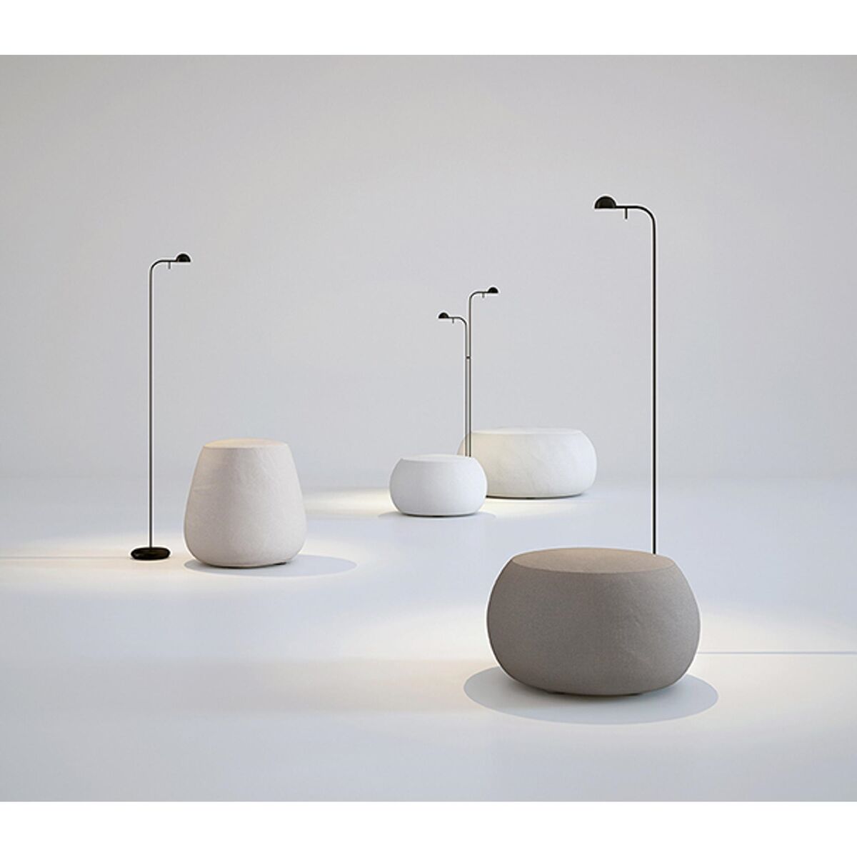 Pin Table Lamp 1650 On/Off White