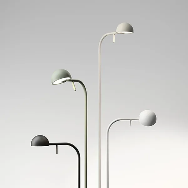 Pin Table Lamp 1650 On/Off White