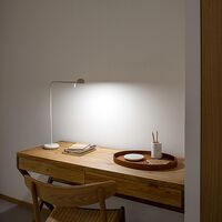 Pin Table Lamp 1655 On/Off White