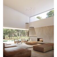 Array Pendant 1800 Push Beige M1