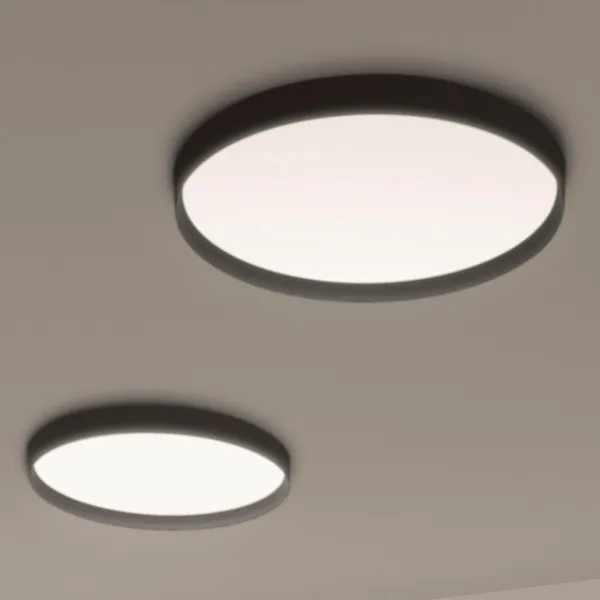 UP Ceiling Light Round Graphite