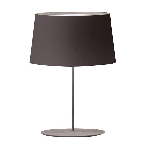 Warm Bordlampe Aluminiums Skjerm Matt Brun